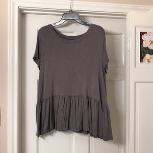Target peplum casual shirt
